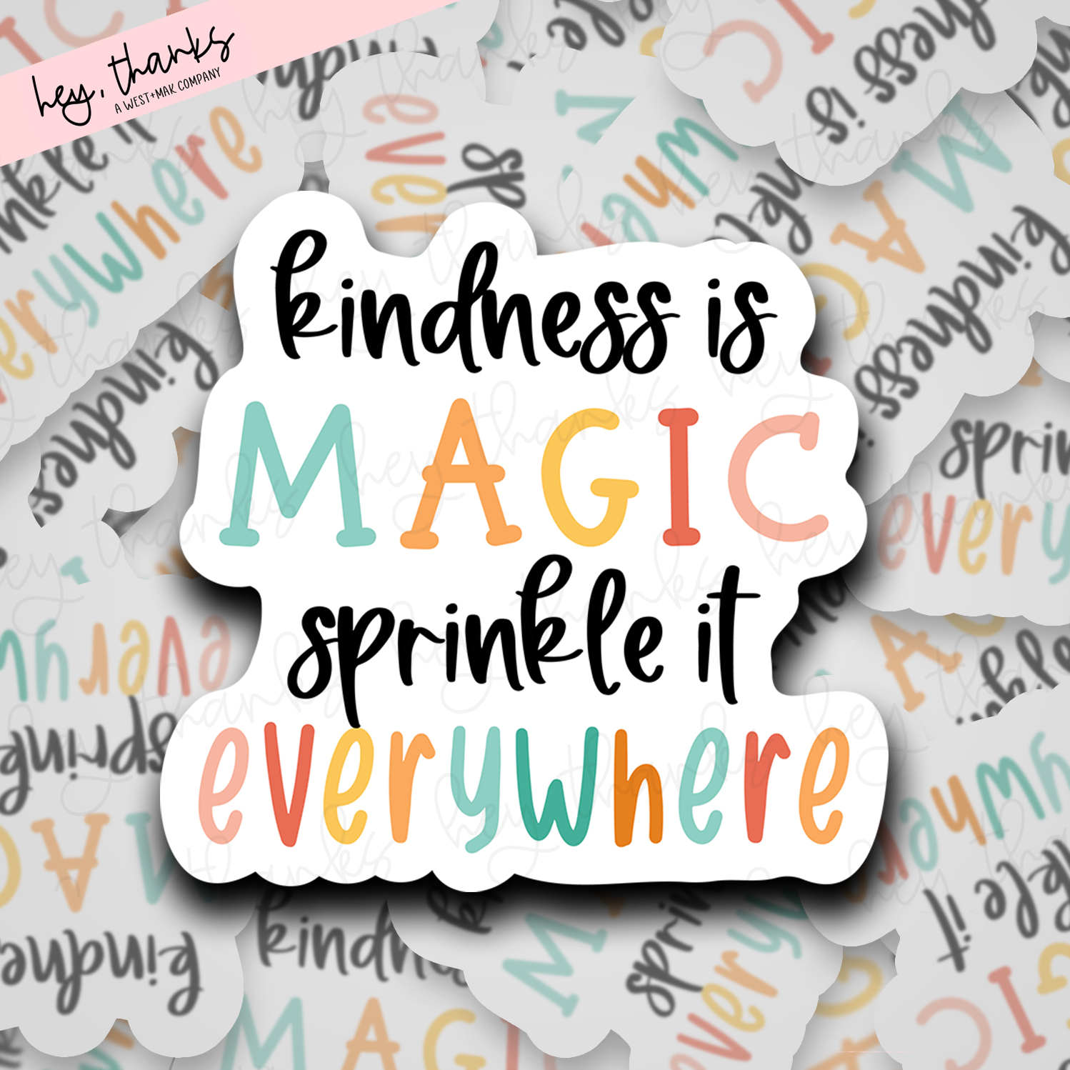 Kindness is Magic | Packaging Stickers