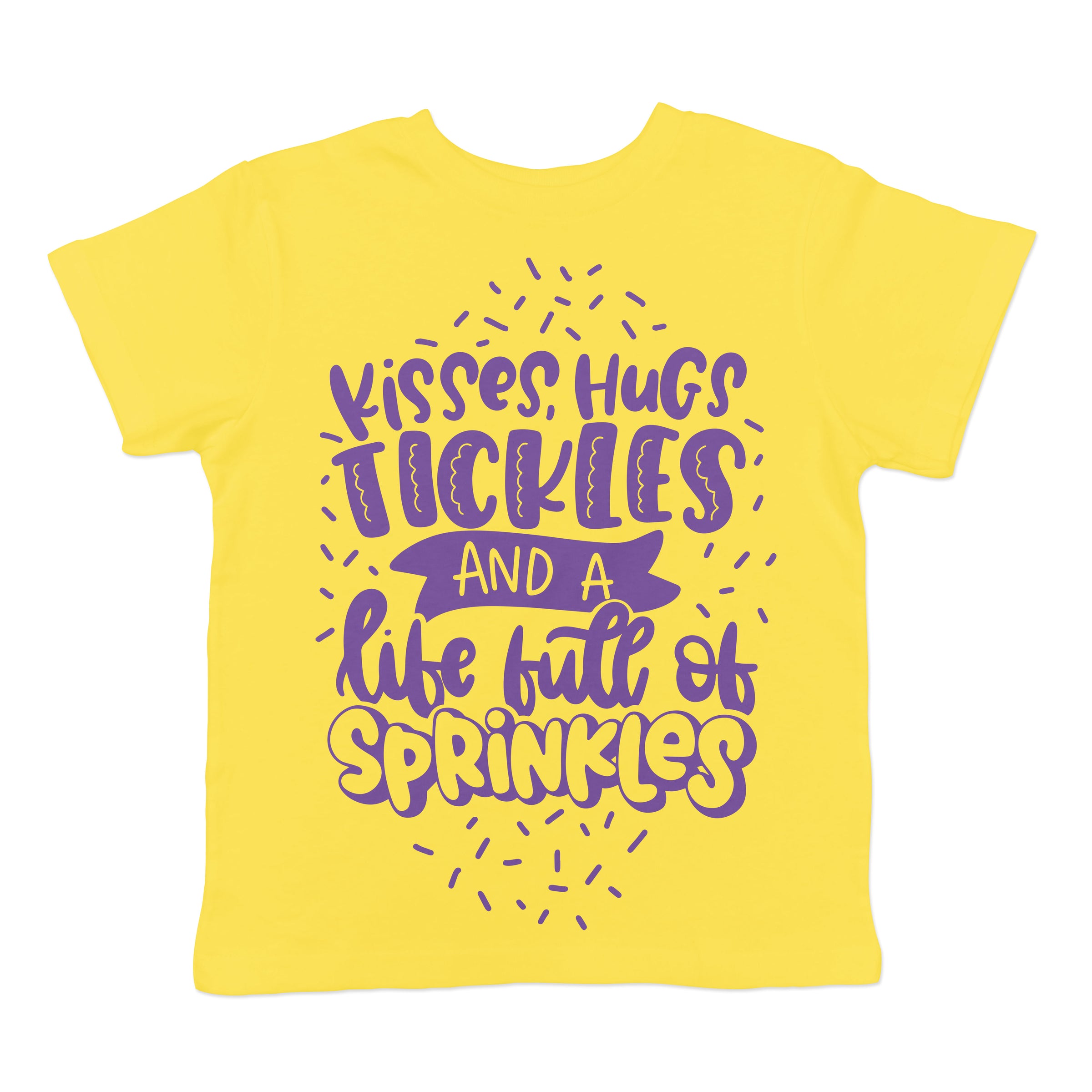 Life Full of Sprinkles - Yellow Kid's Tee - West+Mak