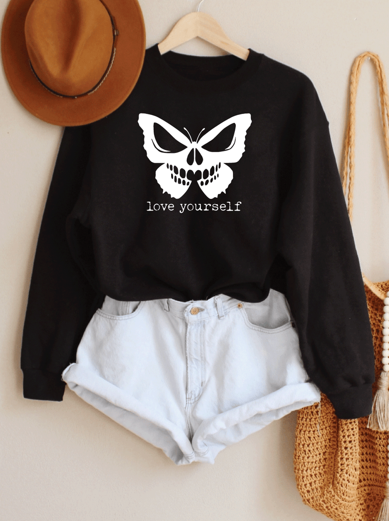Skullerfly Love Yourself || Adult Unisex Pullover