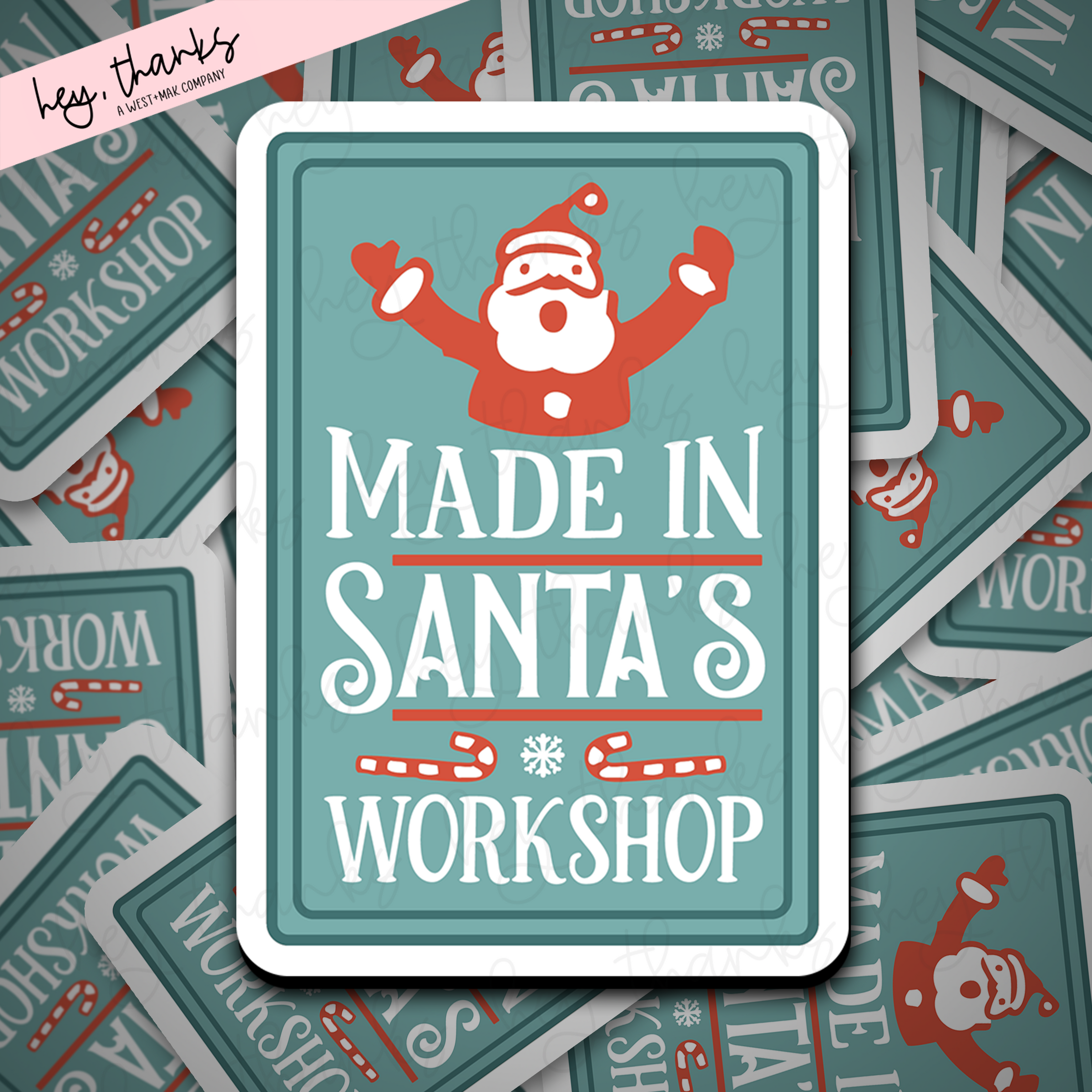 Made in Santa's Workshop || Packaging Stickers