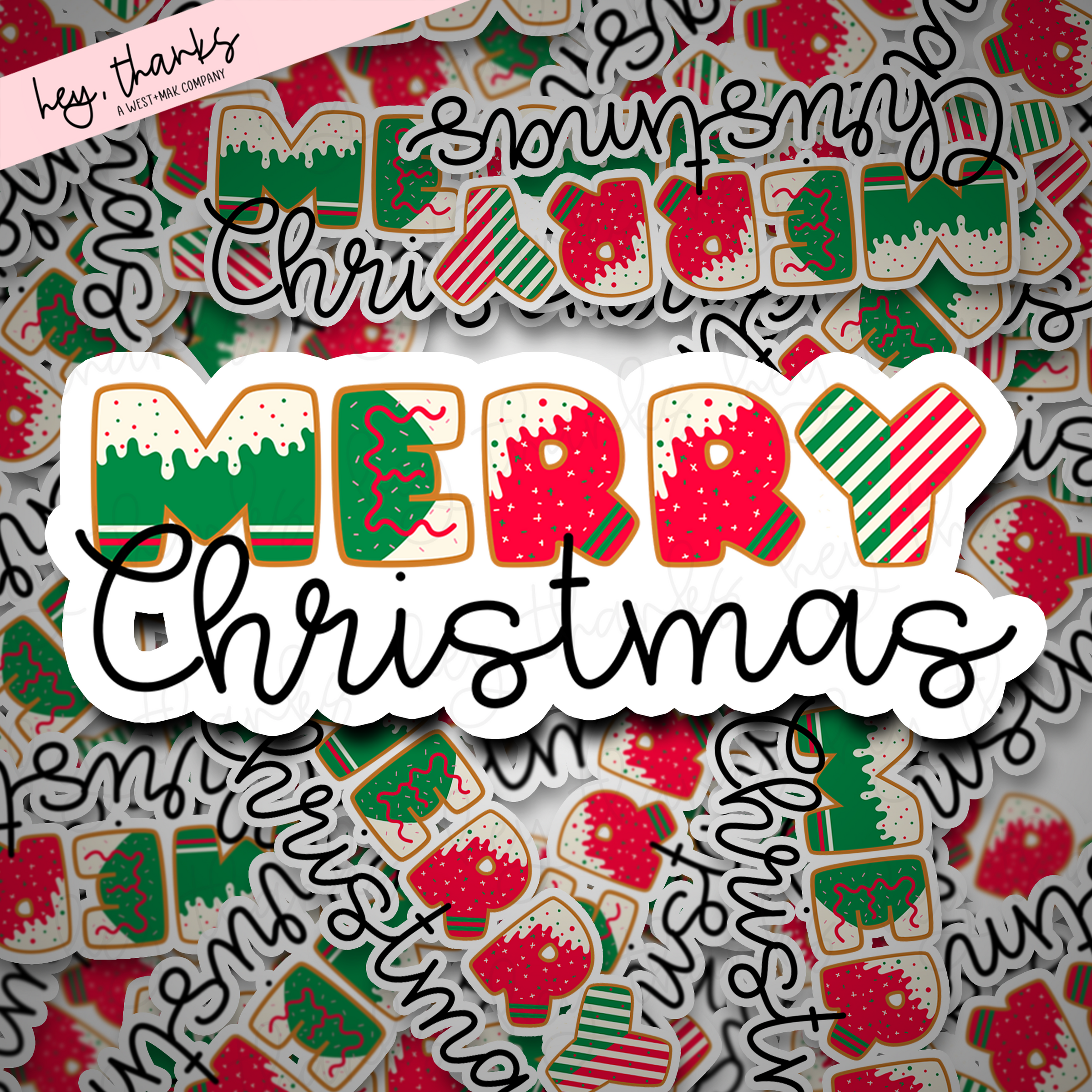 Merry Christmas || Packaging Stickers