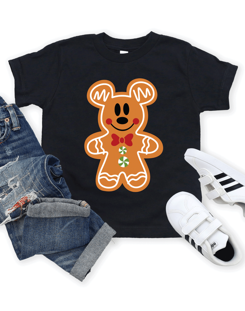 Mickey Gingerbread || Kid's Short Sleeve Tee