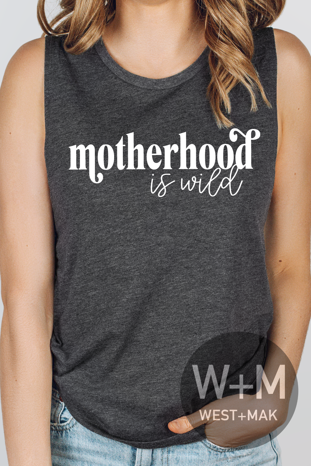 Motherhood is Wild - Women's Muscle Tank