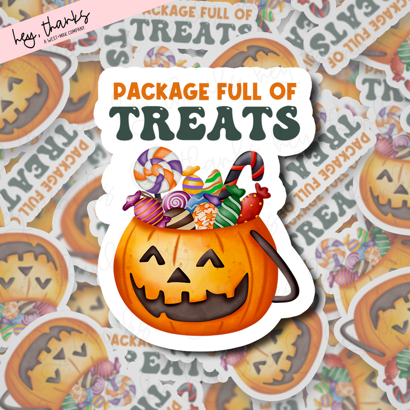 Package Full of Treats | Packaging Stickers