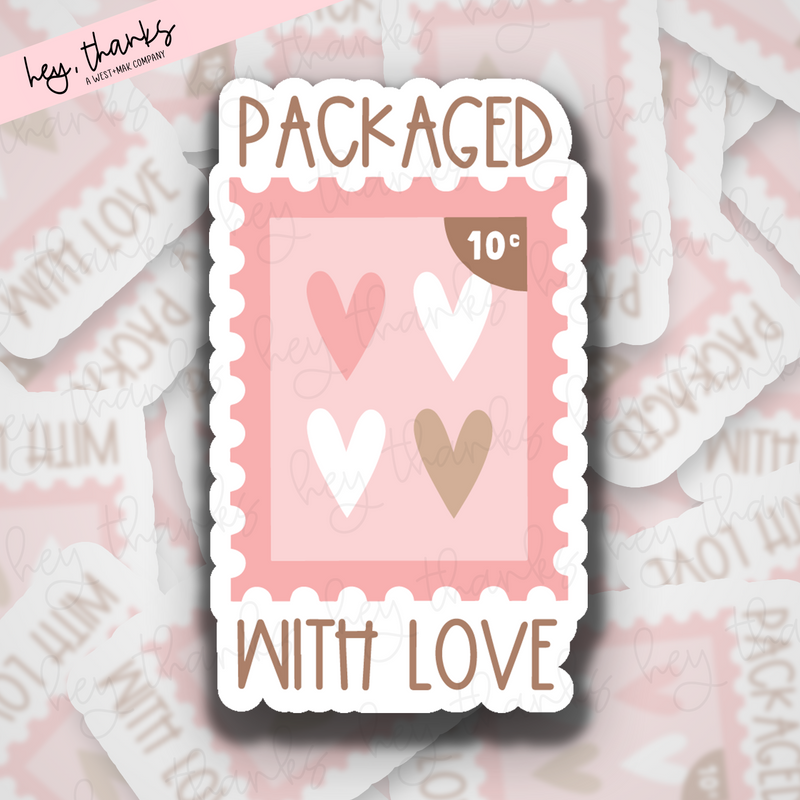 Packaged with Love || Packaging Stickers
