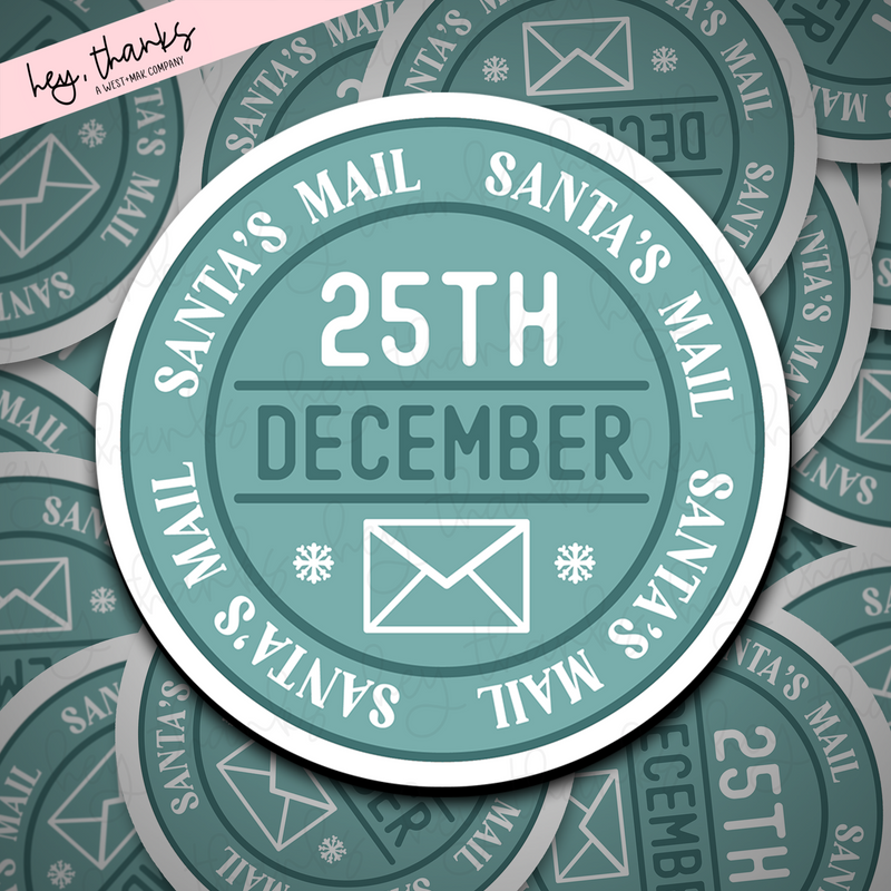 Santa's Mail || Packaging Stickers