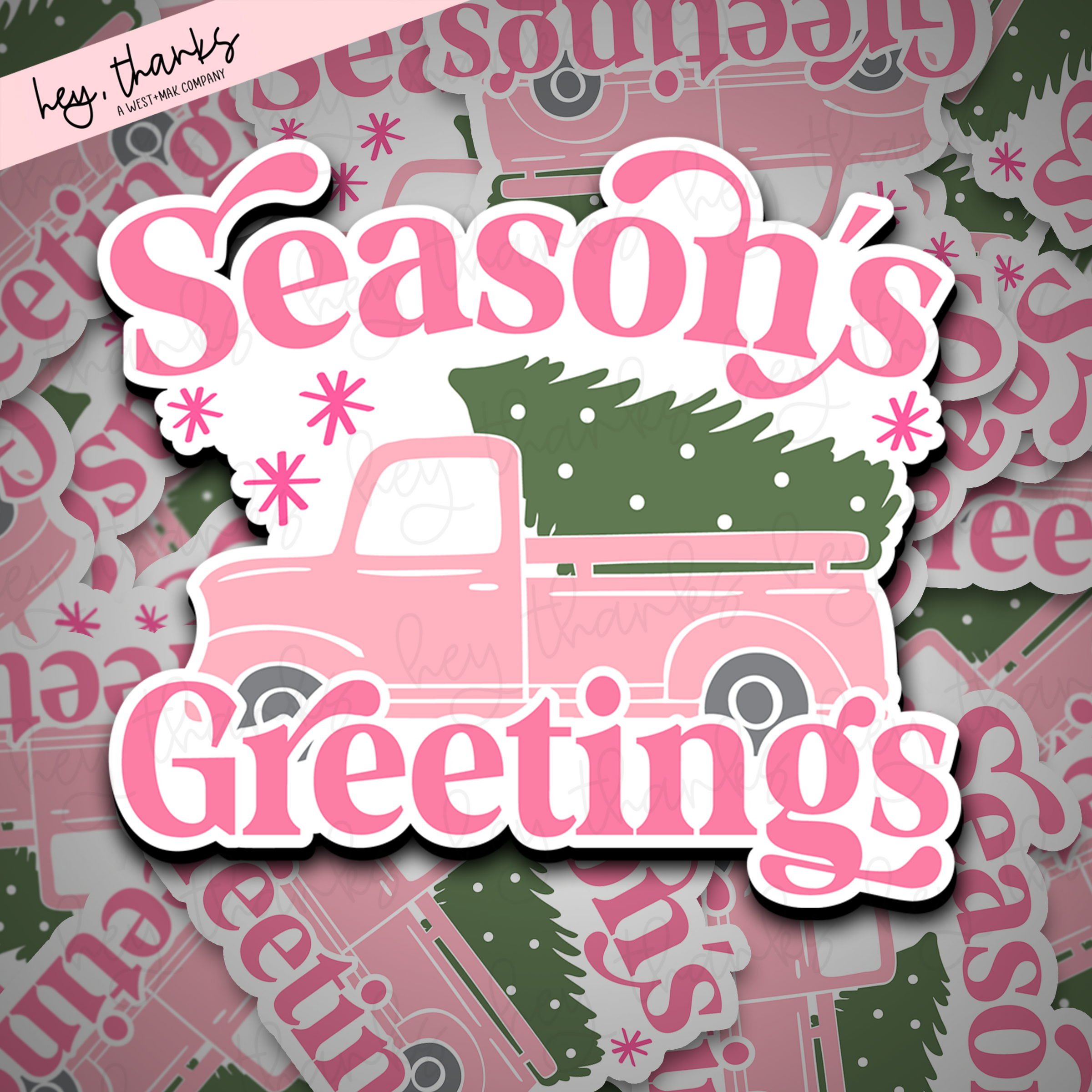 Season's Greetings || Packaging Stickers