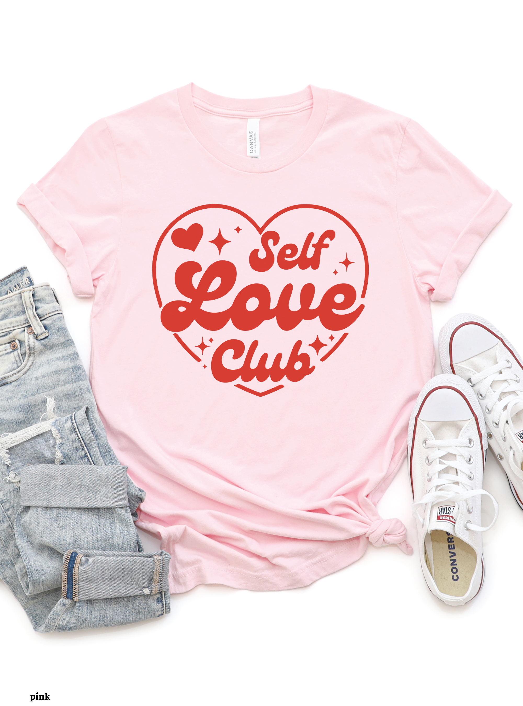 Self Love Club || Adult Short Sleeve Tee