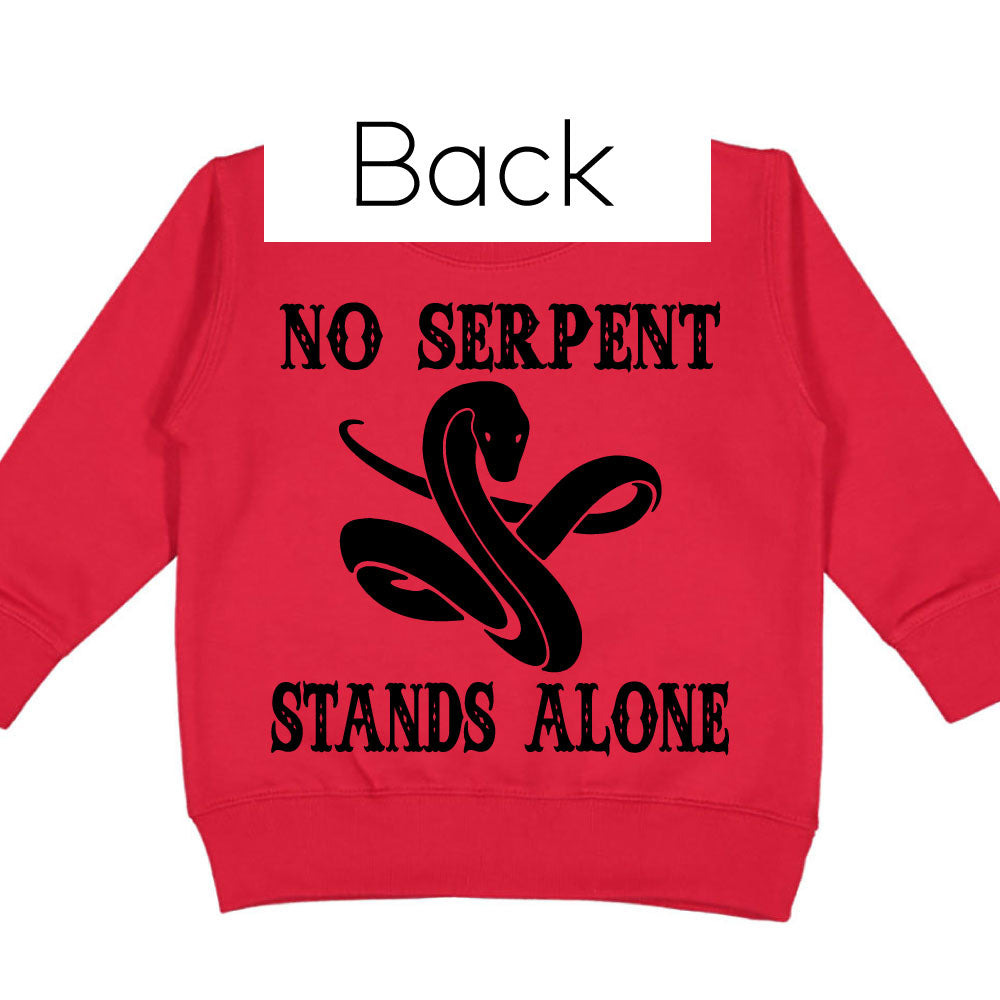 No Serpent Stands Alone - Adult/Kid's Sweatshirt - West+Mak