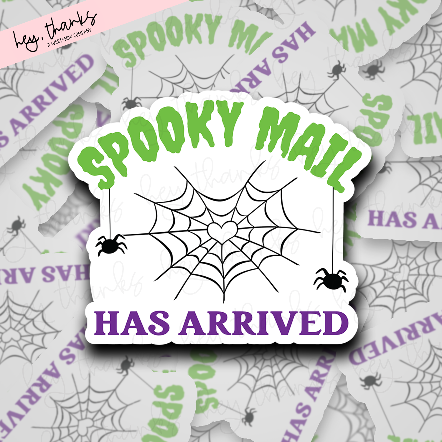 Spooky Mail has Arrived | Packaging Stickers
