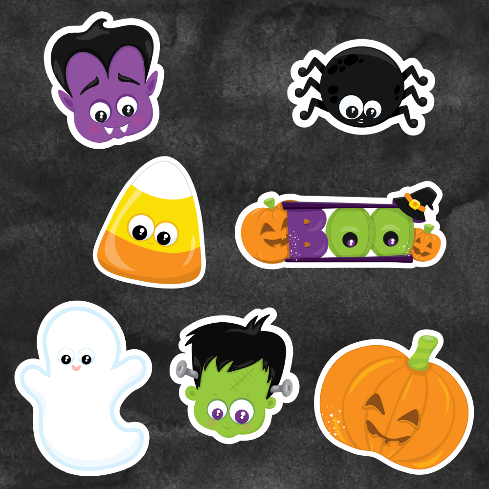 Halloween Kids Sticker Pack