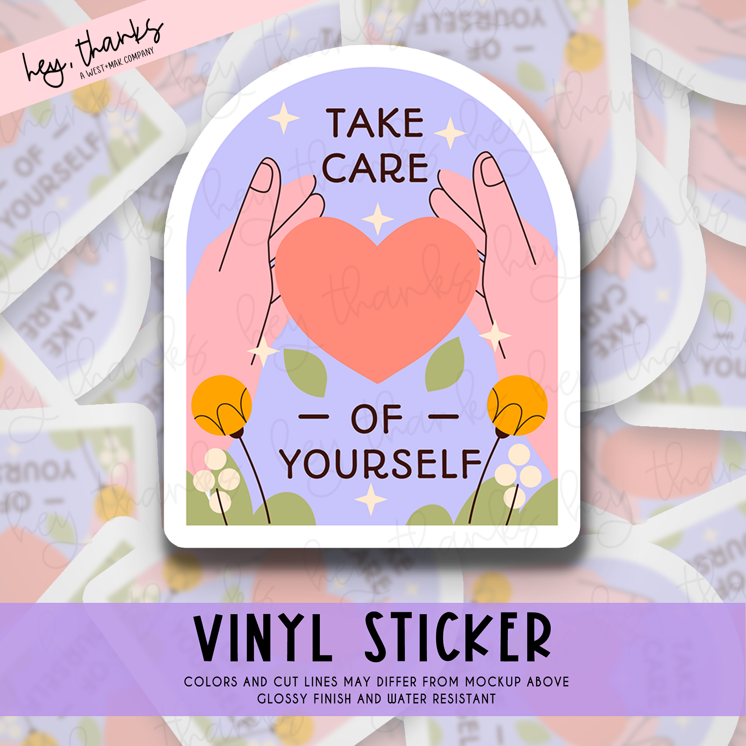 Take Care of Yourself - Vinyl Sticker