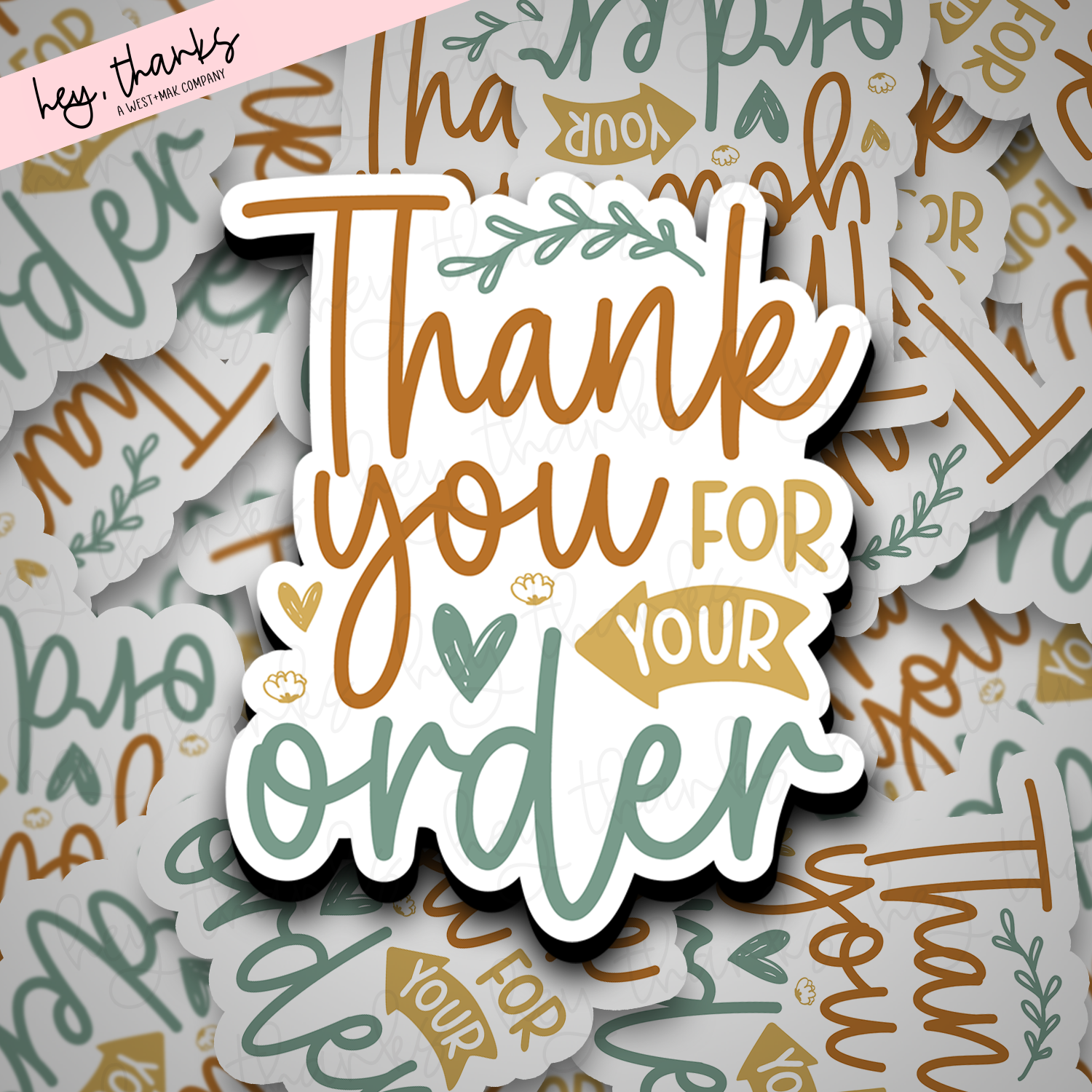 Thank You for Your Order | Packaging Stickers