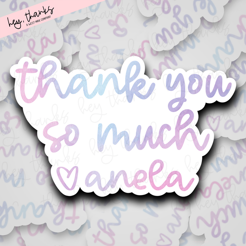 Thank You So Much | Packaging Stickers