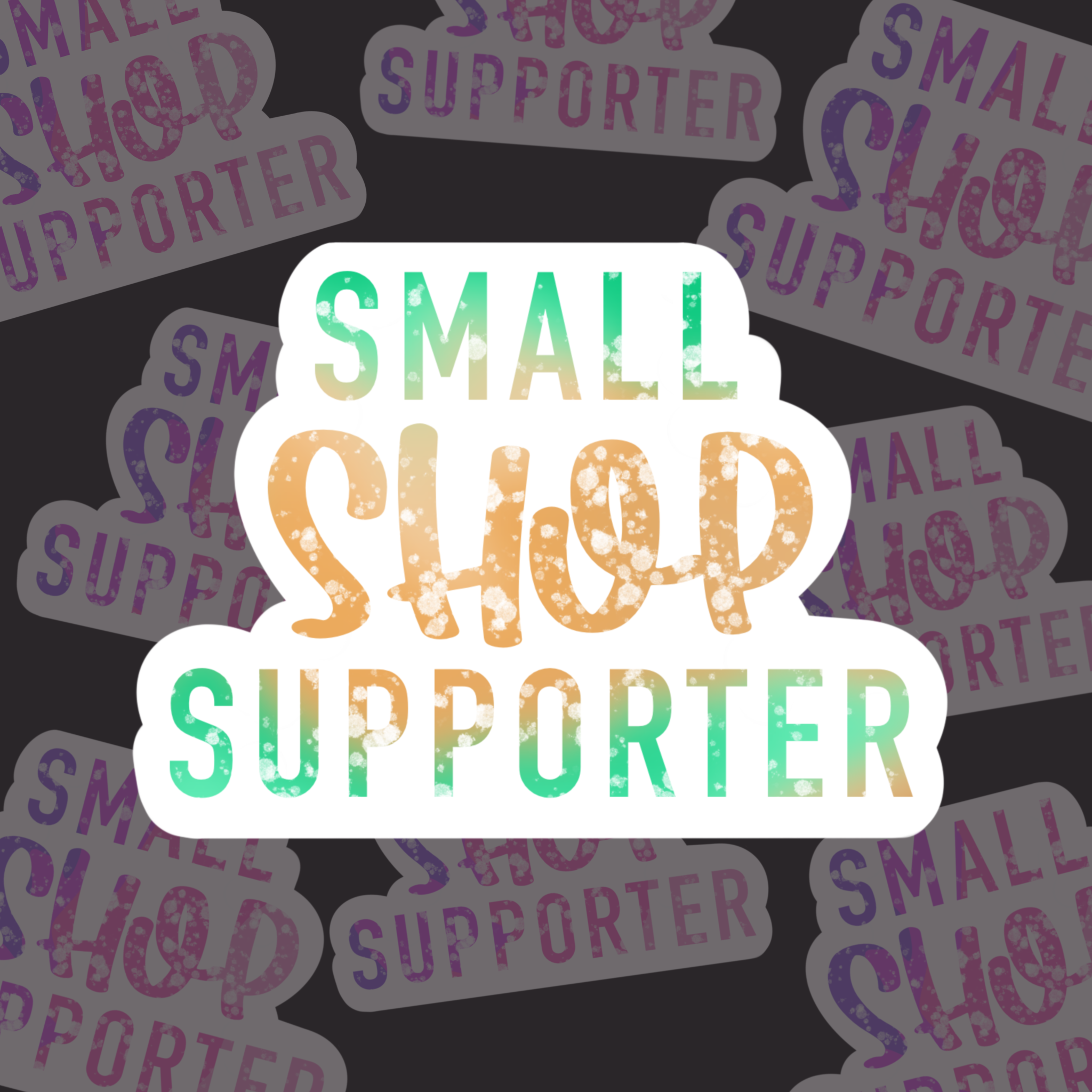 Small Shop Supporter (Green/Gold)
