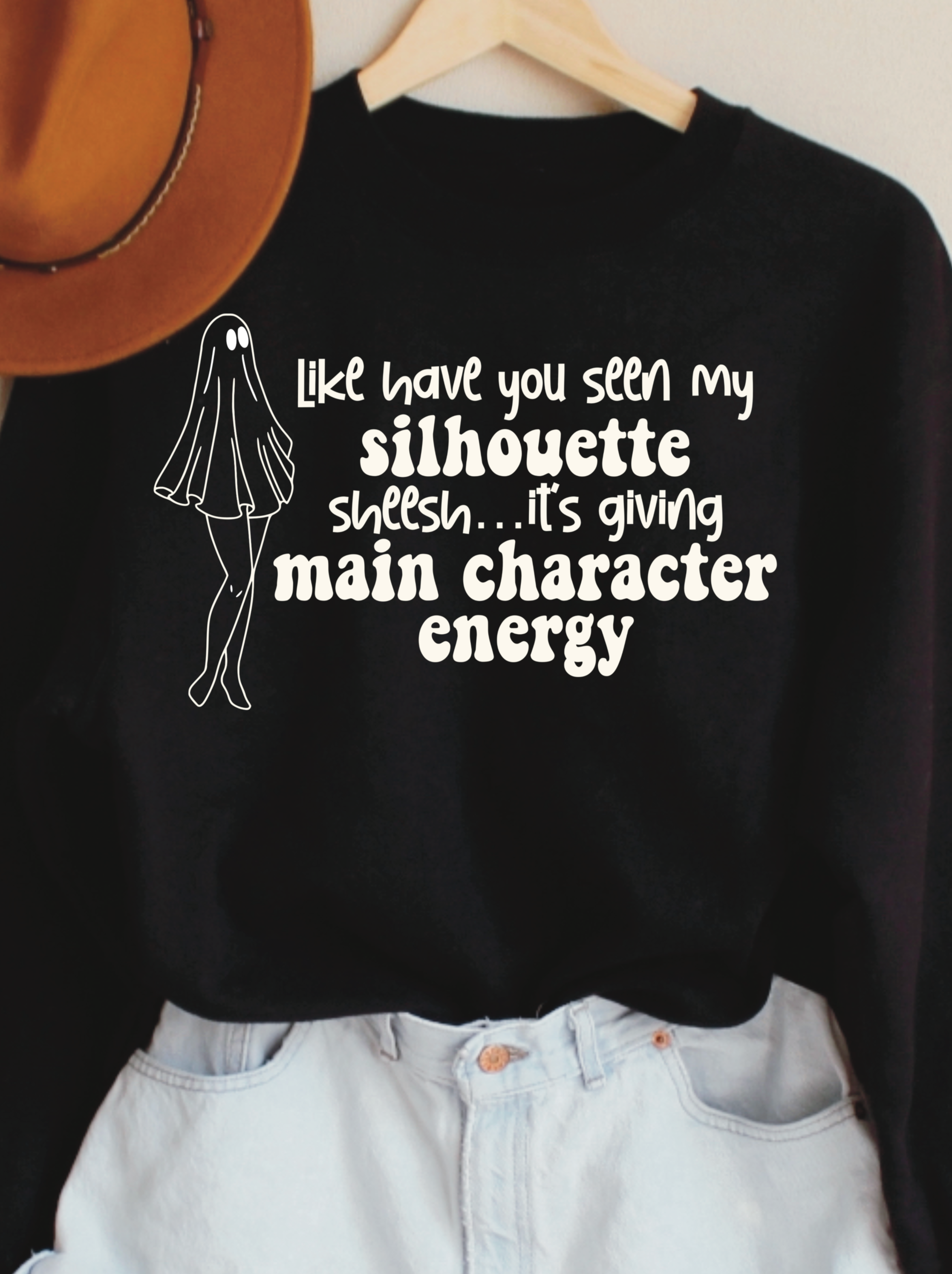 Have You Seen my Silhouette? || Adult Crew Pullover