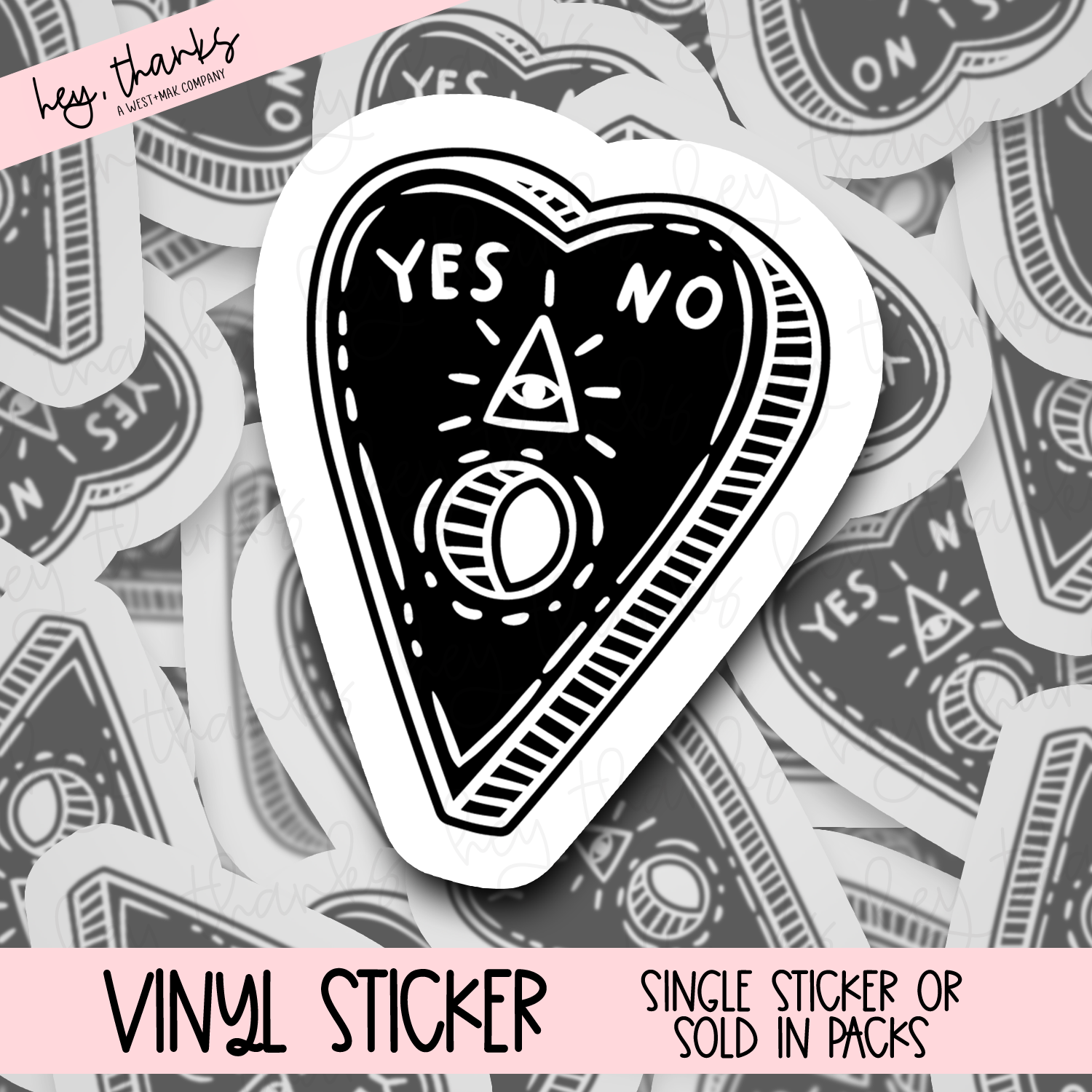 Yes or No - Vinyl Sticker