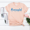 Momzausted on the Daily - Peach Unisex Tee - West+Mak