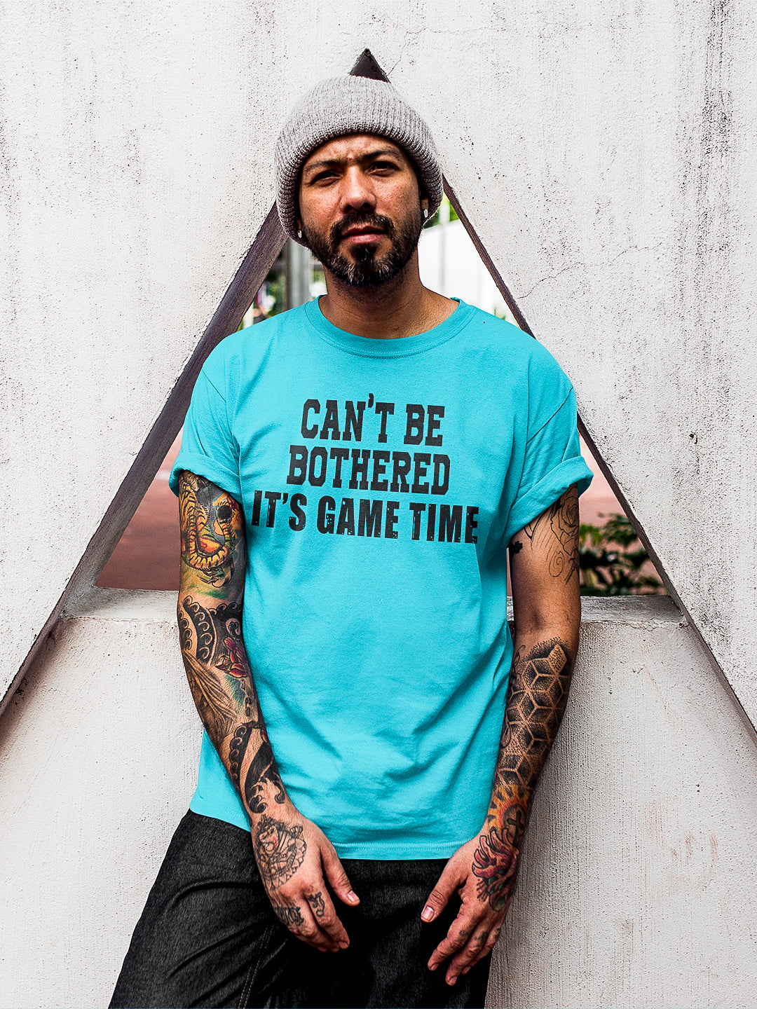Can't Be Bothered, It's Game Time | Adult Short Sleeve Tee CHOOSE TEAM